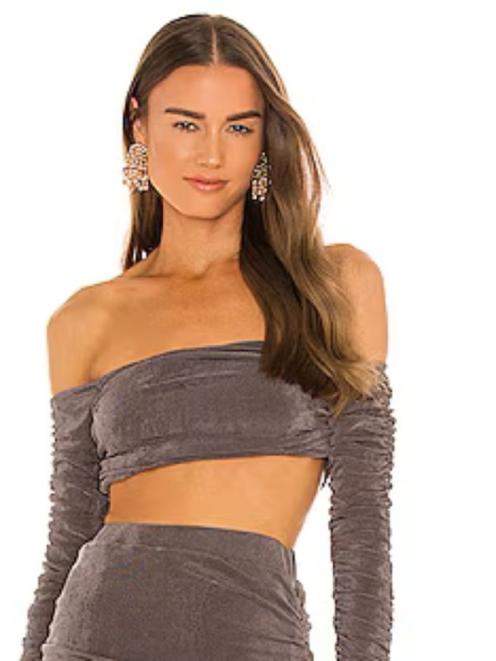 x REVOLVE Jayce Crop Top in Light Grey
MICHAEL COSTELLO